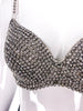 Vintage Crystal Diamond Showgirl Bra