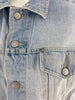 Versace Jeans Couture Oversized Denim Vest with Silver Medusa Buttons - BOUTIQUE PURCHASE PRICE