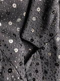 Emanuel Ungaro Black Sequin Jacket