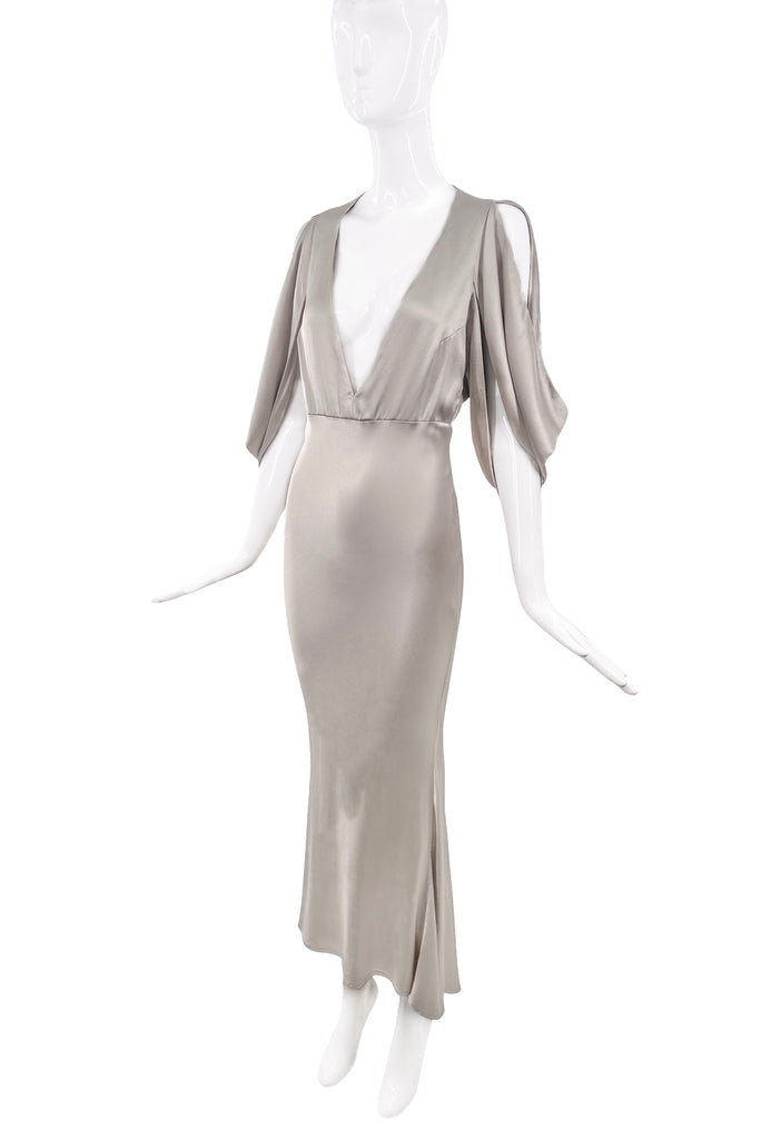 Michael Kors Grey Cut Out Dress Gown