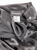 Ann Demeulemeester Satin Crepe Asymmetrical Skirt with Waist Tie - BOUTIQUE PURCHASE PRICE