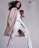 Helmut Lang Off White Fuzzy "Feather" Paper Coat