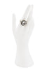 Vintage Silver Crystal Rhinestone Embellished Cocktail Ring