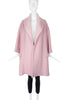 Rochas Pink Teddy Oversize Wrap Coat - BOUTIQUE PURCHASE PRICE