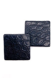 Bottega Veneta Crocodile Large Square Earrings Spring Summer 2001