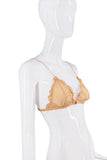Fendi Orange Green Sheer Ruffle Tie Blouse & Bra Set