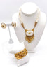 Valentino Gold and Pearl "Coral" Costume Jewelry Set - BOUTIQUE PURCHASE PRICE