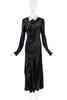 Comme De Garcon Black Collared Button Down Gown