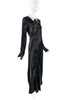 Comme De Garcon Black Collared Button Down Gown