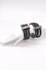 Eddie Borgo Gunmetal Silver Interchangeable Pavé Crystal Stacked Bracelets