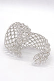 Christian Dior Quilted Lucite and Crystal Cuff Bracelet Set SS2004