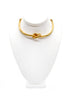 Vintage Gold Choker with Knot Style Detail