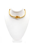Vintage Gold Choker with Knot Style Detail