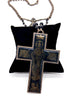Jean Paul Gaultier Enamel Crucifix Rosary Cross 90's Runway Necklace