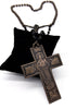 Jean Paul Gaultier Enamel Crucifix Rosary Cross 90's Runway Necklace