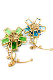 Marc Jacobs Crystal Flower Boraches