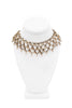 Christian Dior x Galliano Silver Textured Lattice Pearl Charm Bib Collar Necklace 1998