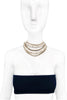 Escada Silver Chain Pearl Choker Necklace or Belt