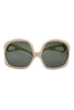 Vintage 60's "Rudi Gernreich" Style Oversized Sunglasses #
