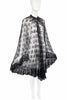 Vintage Black Lace A Line Cape