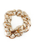 J.W. Anderson Style Huge Link Graphic Gold Interlocked Chain Necklace