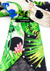 Versace Polka Dot and Palm Leaf Print Men's Tie
