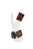 Jean Paul Gaultier Red Purple Prism Gemstone Geometric Statement Ring