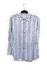 Prada Light Blue Star Print Shirt Spring 2006 Runway