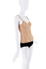Dolce & Gabbana Tan Beige Bow Corset Top