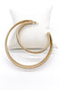 Vionnet Gold Tribal Triple Hoop Earring