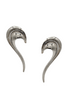 Aleksandre Akhalkatsisvili Silver Curled Architectural Earrings