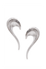 Aleksandre Akhalkatsisvili Silver Curled Architectural Earrings