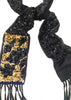 Dries Van Noten Black Evening Scarf with Sequin Details