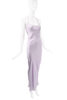 Roberto Cavalli Purple Silk Slip Dress Gown 2001