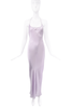Roberto Cavalli Purple Silk Slip Dress Gown 2001