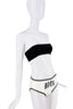 Christian Dior x Galliano White Black Gothic Font Logo Underwear Bottoms