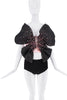 Redemption Black Pink Gemstone Tube Butterfly Top