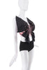 Redemption Black Pink Gemstone Tube Butterfly Top