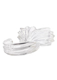 Patricia Von Musulin Carved Lucite Cuff Bracelet Collection of Three