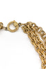 Givenchy Gold Triple Multi Chain Type Necklace