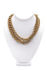 Givenchy Gold Triple Multi Chain Type Necklace