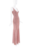 Missoni Pink Lurex Sparkle Bodycon Dress Gown