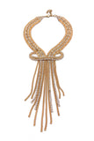 Vintage Diamond and Gold Chain "Showgirl" Necklace