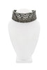 Christian Dior x Galliano Blackened Silver Crystal Embellished Choker Necklace Runway 1998