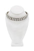 Alexander McQueen Silver Crystal Rhinestone Collar Necklace