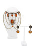 Jean Paul Gaultier Silver Orange Cameo Coin Embellished Logo 90s Runway Drop Earrings
