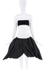 Comme De Garçon Black Avant Garde Pointed Skirt