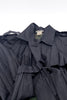Issey Miyake Black Pleat Please Trench Coat #