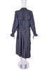 Issey Miyake Black Pleat Please Trench Coat #