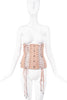 Jean Paul Gaultier Pink Floral Print 2004 Runway Corset Top